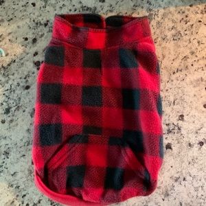 Dog Red Flannel Sweater